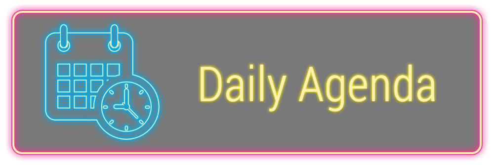 comptia neon buttons long daily agenda