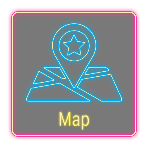 comptia neon buttons map