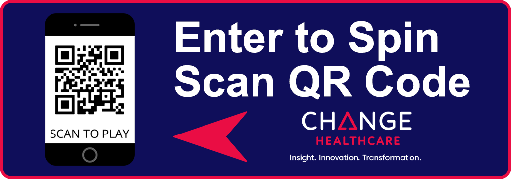 change healthcare spin2win QR area becker