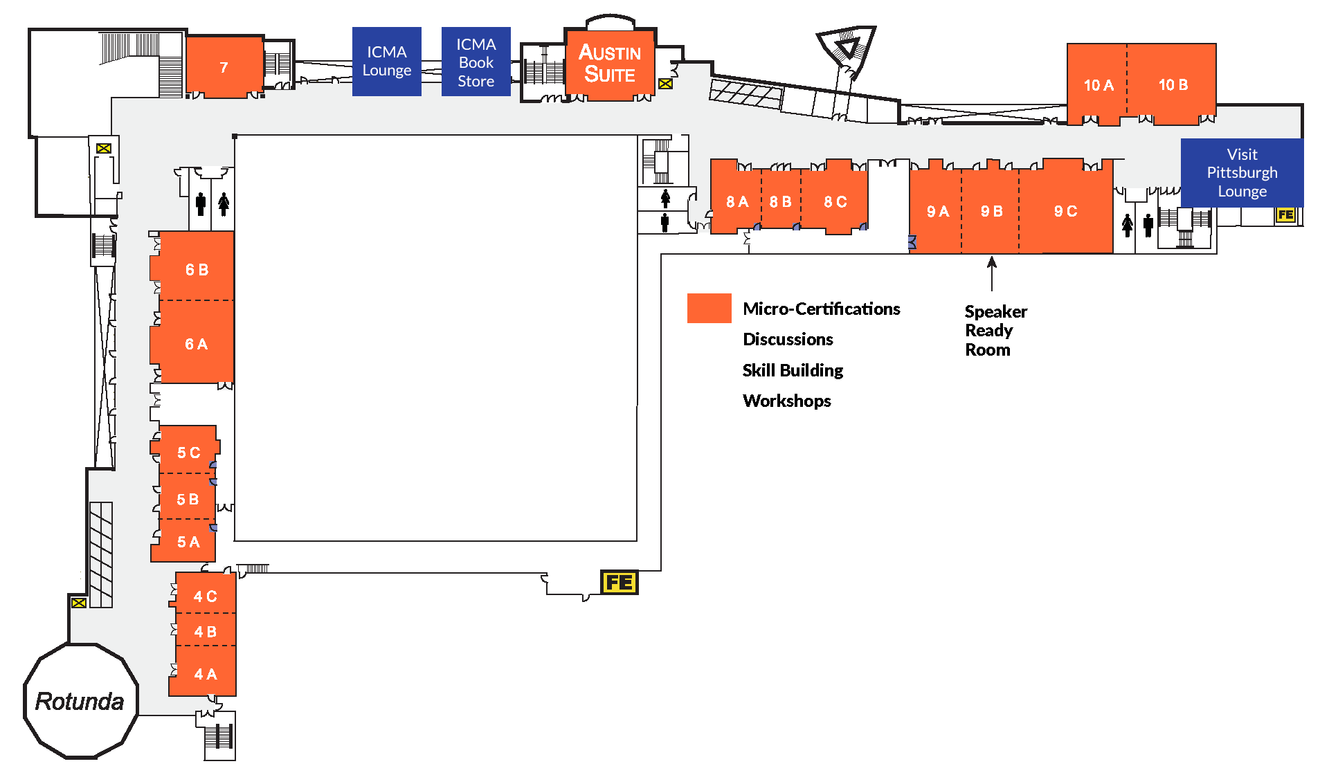 Convention Center Map | Level 3