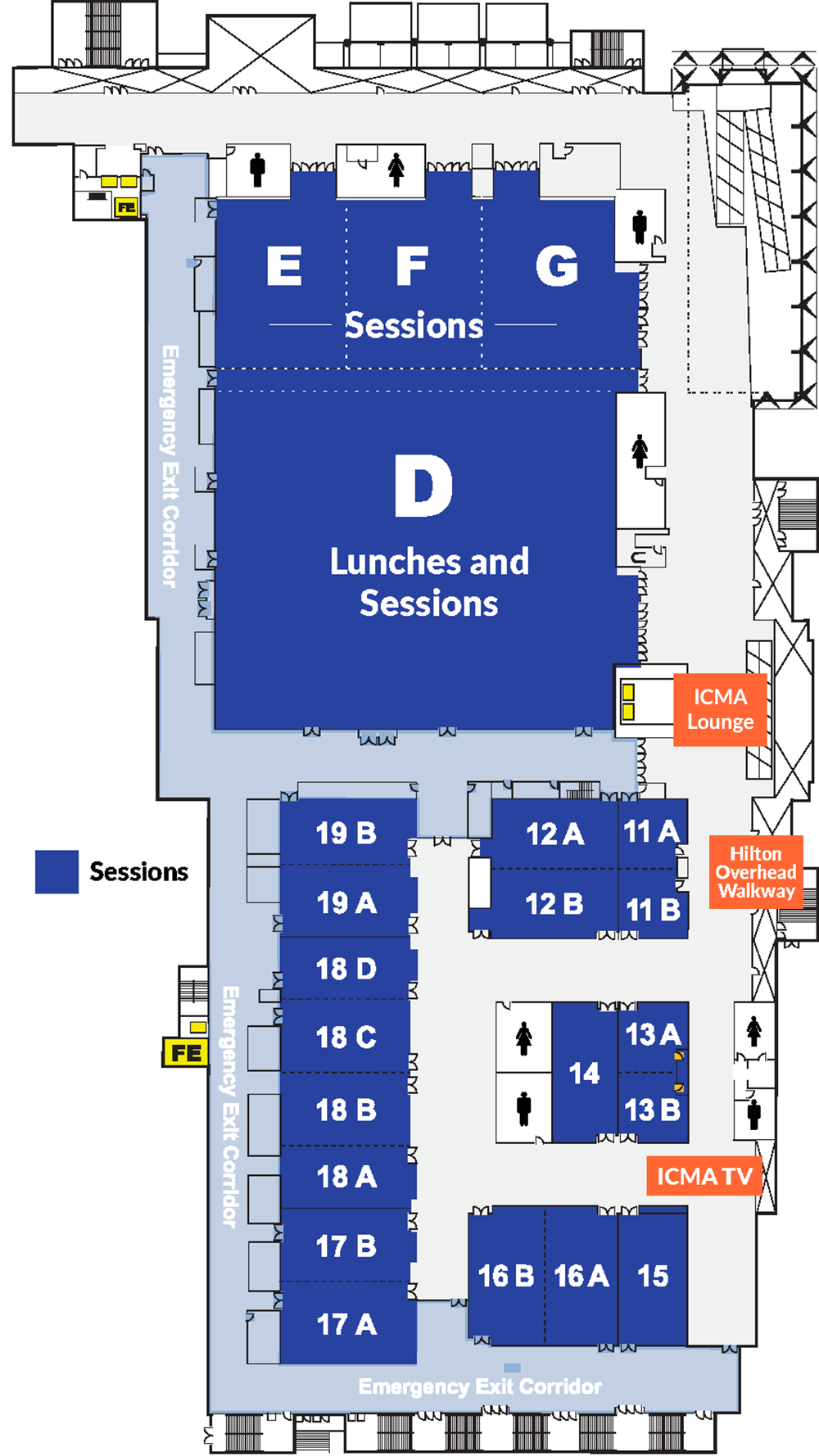 Convention Center Map | Level 4