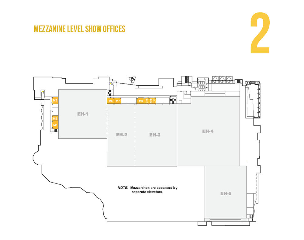 Convention Center Map | Level 2