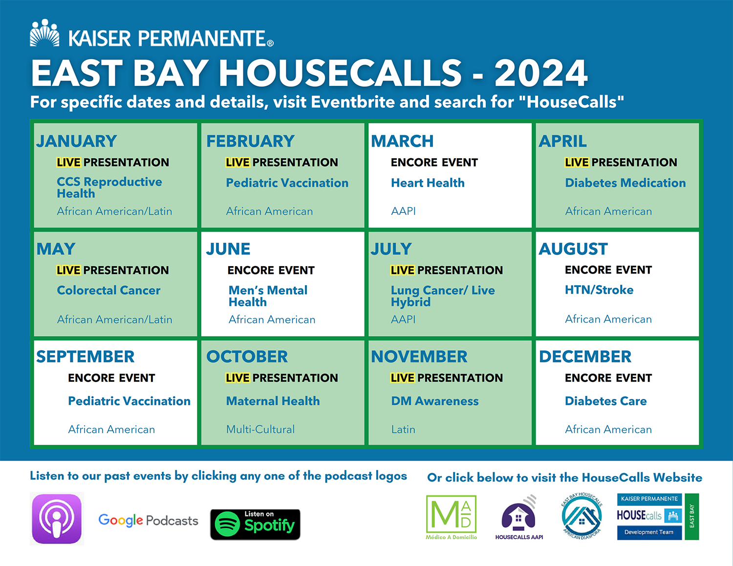 HouseCalls Calendar