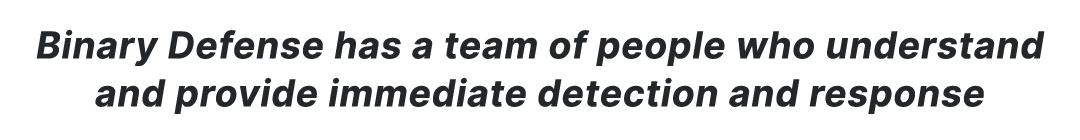 binary defense page 1 title bar