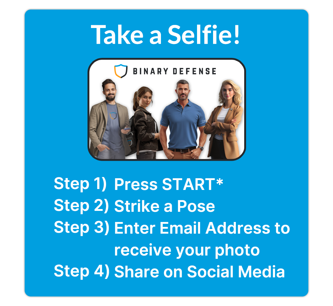 binary defense photo booth squeeze page